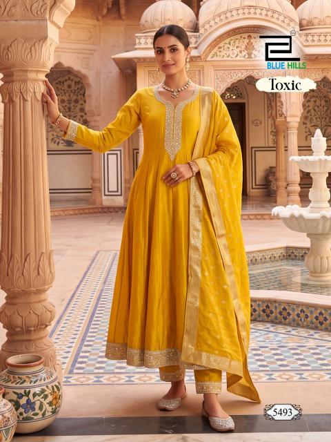 Blue hills toxic designer wear kurti wholesale